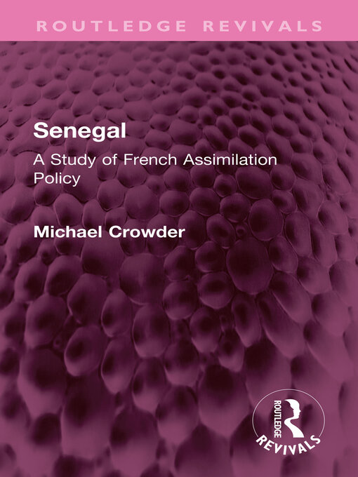 Title details for Senegal by Michael Crowder - Available
